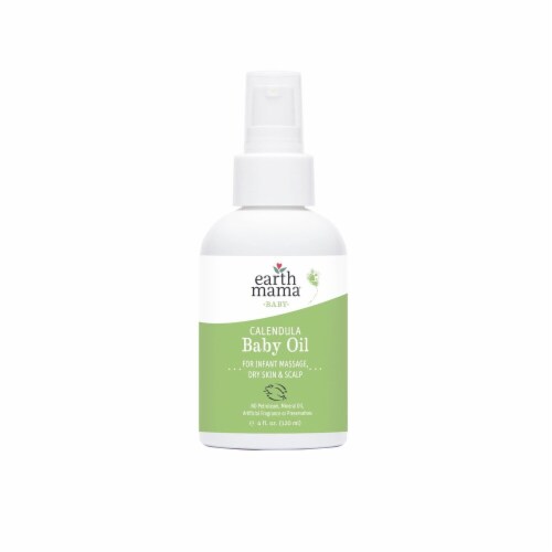 Earth Mama® Calendula Baby Oil Perspective: front