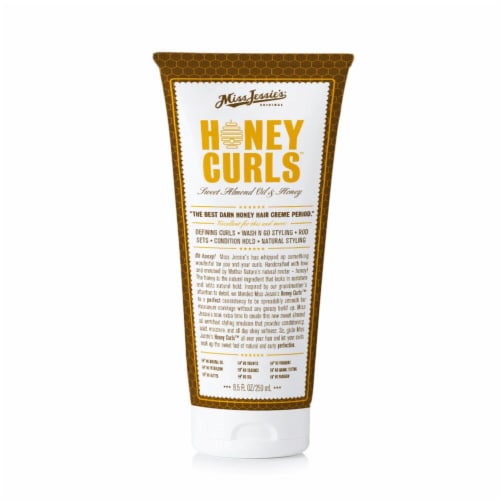 Miss Jessie's Honey Curls Sweet Almond Oil & Honey Hair Product Perspective: front