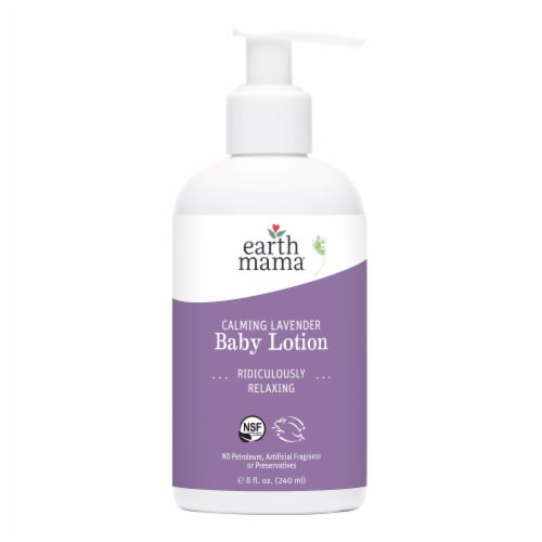 Earth Mama® Calming Lavender Baby Lotion Perspective: front