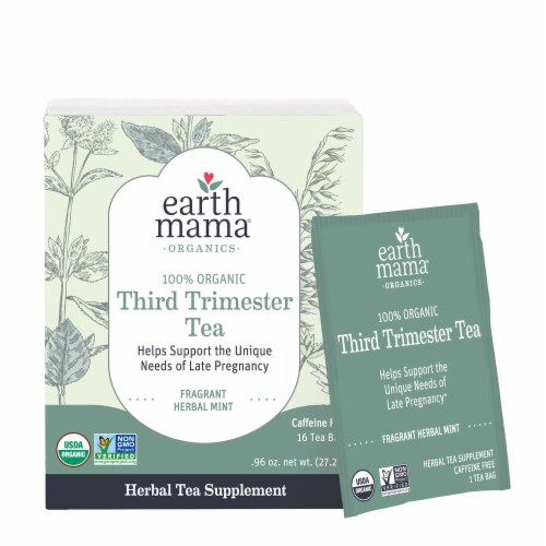Earth Mama® Organic Third Trimester Tea Perspective: front