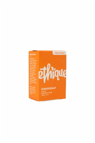 Ethique Gingersnap Solid Face Scrub Perspective: front