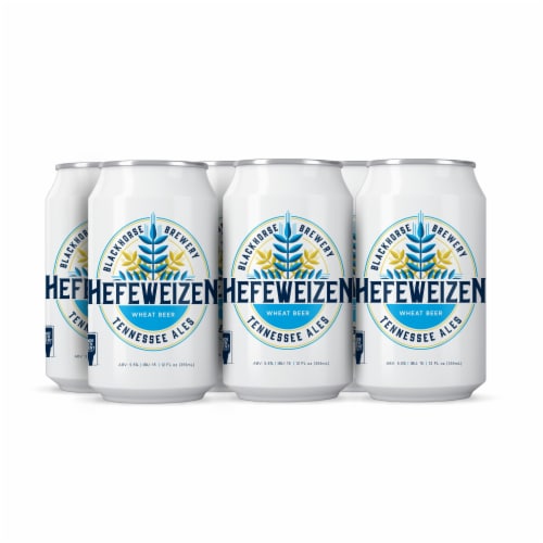 Blackhorse Brewery Hefeweizen Wheat Beer Perspective: front