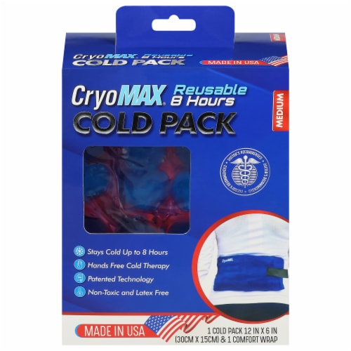 CryoMAX® Medium Reusable 8-Hour Cold Pack Perspective: front