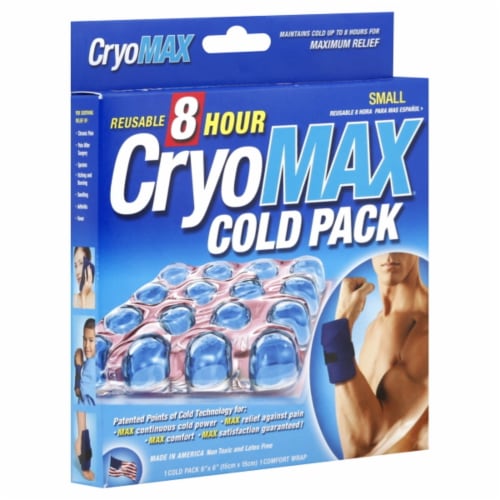CryoMAX® Small Reusable 8-Hour Cold Pack Perspective: front