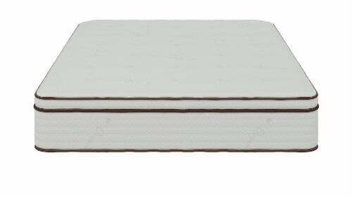 Natural Vegan Hybrid Pillow Top - Twin Perspective: front