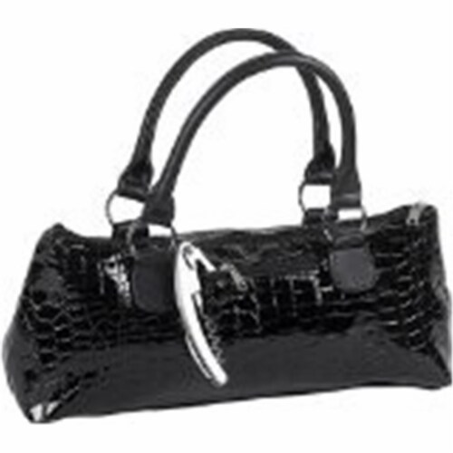Primeware PRIME3022BK Black Croc Wine Clutch 1 Harris Teeter