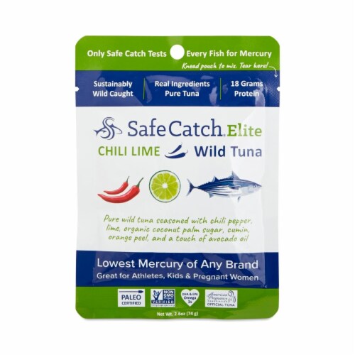 Safe Catch Elite Chili Lime Wild Tuna Perspective: front