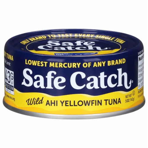 Safe Catch Ahi Wild Yellowfish Canned Tuna Perspective: front