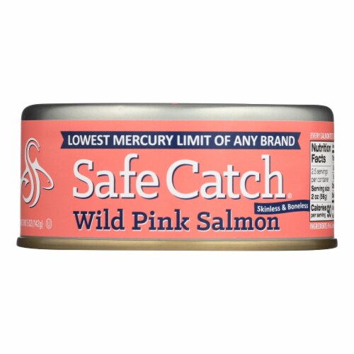 Safe Catch Pacific Wild Pink Salmon Perspective: front