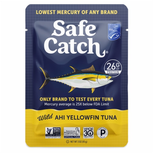 Safe Catch® Wild Ahi Yellowfin Tuna Perspective: front