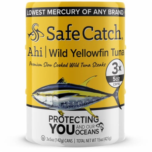 Safe Catch® Ahi Wild Yellowfin Tuna, 3 ct / 5 oz - Fry's Food Stores