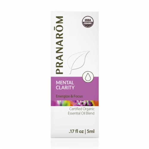 Pranarom Mental Clarity Essential Oil Blend Perspective: front