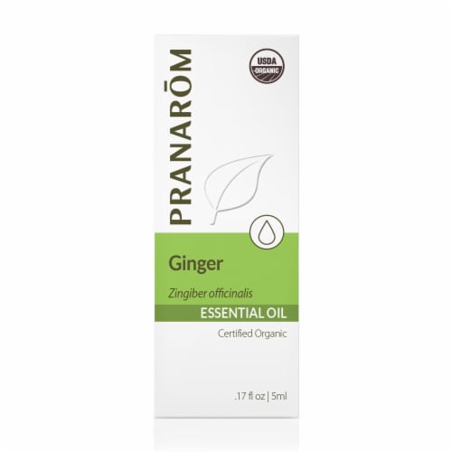 Pranarom Ginger Essential Oil Perspective: front