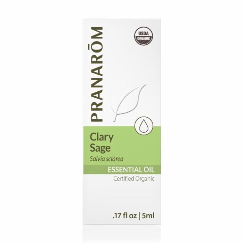 Pranarom Clary Sage Essential Oil Perspective: front