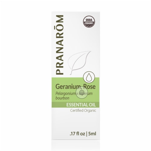 Pranarom Geranium Rose Essential Oil Perspective: front