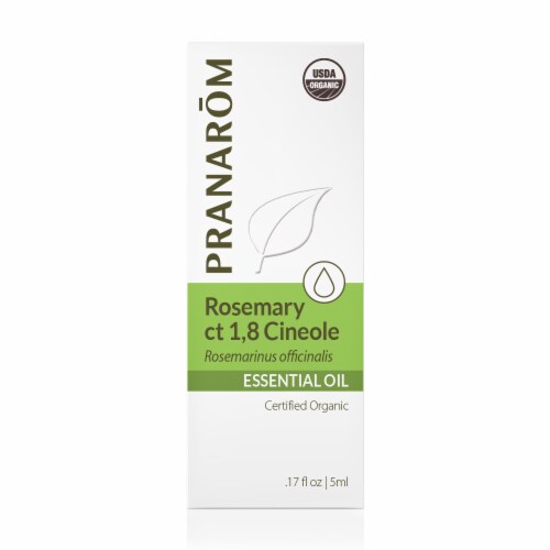 Pranarom Rosemary Cineole Essential Oil Perspective: front