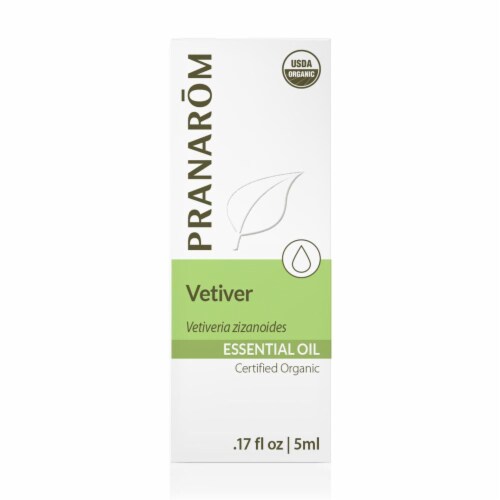 Pranarom Vetiver Essential Oil Perspective: front