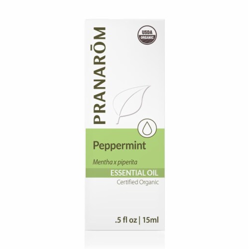 Pranarom Peppermint Essential Oil Perspective: front