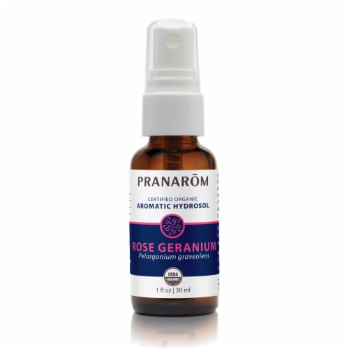Pranarom Rose Geranium Aromatic Hydrosol Perspective: front