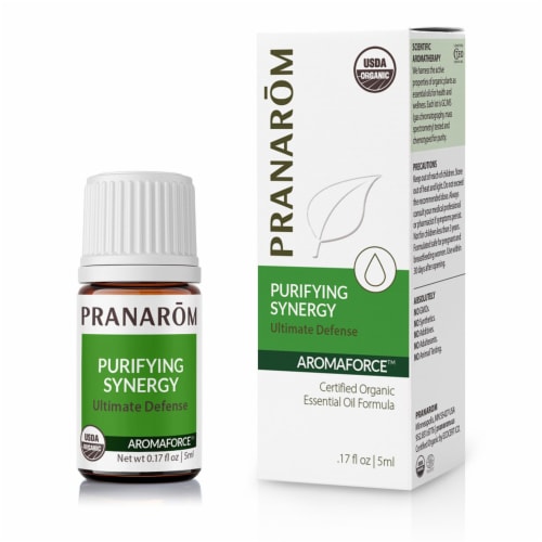 Pranarom Purifying Synergy Essential Oil Diffusion Blend Perspective: front