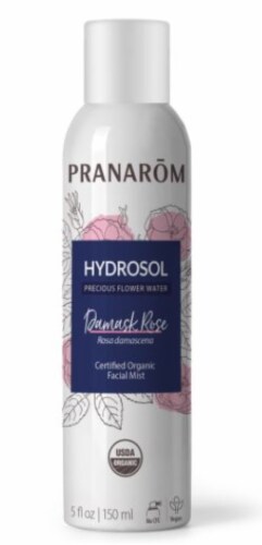 Pranarom Hydrosol Precious Flower Water Damask Rose Facial Mist Perspective: front