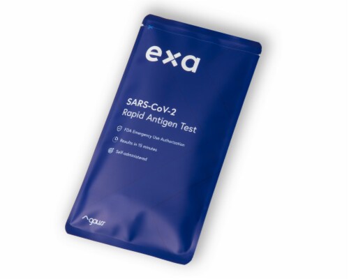 Gauss Exa COVID-19 Rapid Antigen Test Kit Perspective: front