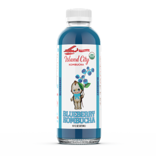 Tapuat Blueberry Kombucha Perspective: front