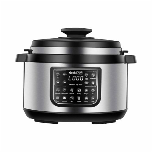 Geek Chef 12 in 1 Electric 8 Quart Oval Pressure Cooker Pot with