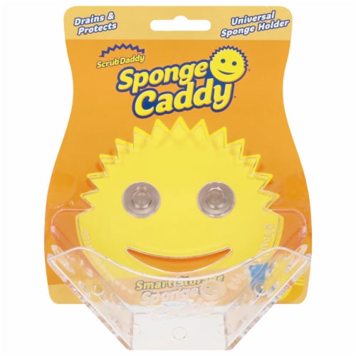 Scrub Daddy Sponge Caddy® - Clear Perspective: front