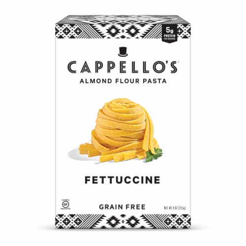 Cappello's® Fettuccine Almond Flour Pasta Perspective: front