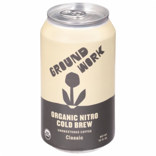 Groundwork Organic Nitro Cold Brew Coffee Perspective: front