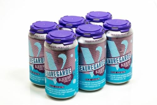 College Street Brewhouse Beauregarde Blueberry Sour Ale Perspective: front