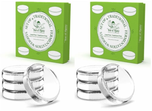 Year of Plenty Fermentation Weights | 8-Pack | for Wide Mouth Mason Jars Perspective: front
