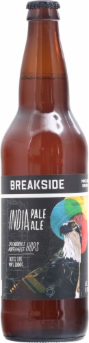 Breakside Brewery IPA Beer Single Bottle Perspective: front