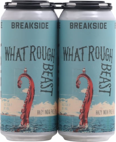 Breakside Brewery What Rough Beast Hazy India Pale Ale Beer Perspective: front