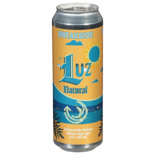 Breakside Brewery Luz Natural Single Can Perspective: front