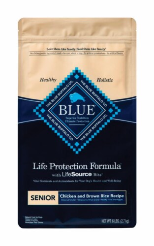 Blue Buffalo Life Protection Formula Natural Senior Dry Dog Food Chicken and Brown Rice 6 lb Kroger
