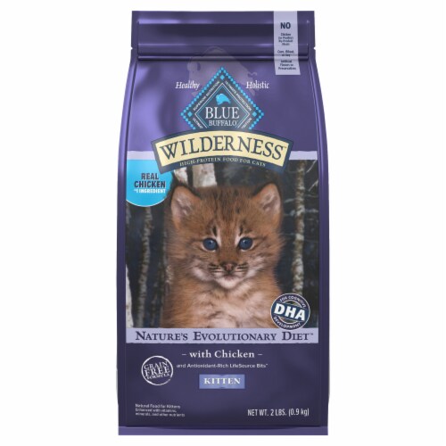 Blue Buffalo™ Wilderness™ Natural Chicken Kitten Dry Cat Food Perspective: front
