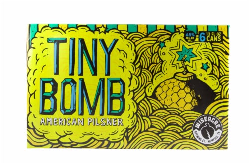 Wiseacre Brewing Co. Tiny Bomb American Pilsner Perspective: front