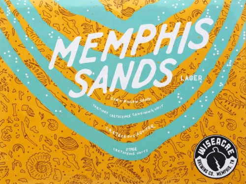 Wiseacre Brewing Co. Memphis Sands Lager Perspective: front
