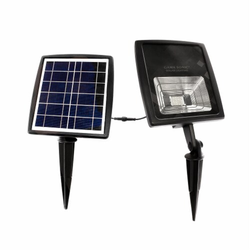Gama Sonic Solar Flood Light with Warm White LEDs Perspective: front