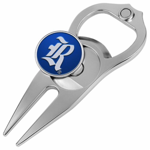 Hat Trick Openers 6 In 1 Golf Divot Tool - Rice University Owls Perspective: front