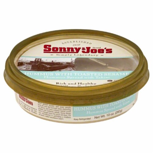 Sonny & Joe's Hummus with Toasted Sesame Perspective: front
