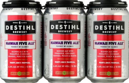 DESTIHL Brewery Hawaii Five Ale Perspective: front