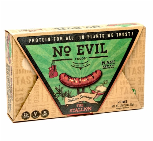 No Evil Foods The Stallion Plant Based Italian Sausage