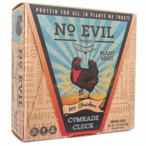No Evil Foods Comrade Cluck No Chicken Plant Meat Perspective: front