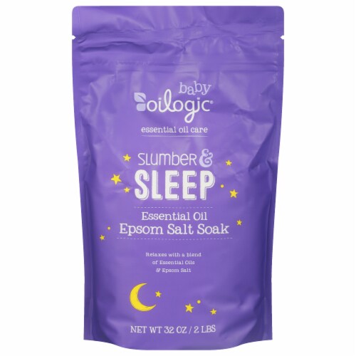 Oilogic® Slumber & Sleep Essential Oil Epsom Soak Perspective: front