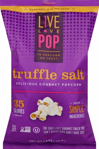 Live Love Pop® Truffle Salt Popcorn Perspective: front
