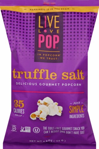 Live Love Pop® Truffle Salt Popcorn Perspective: front