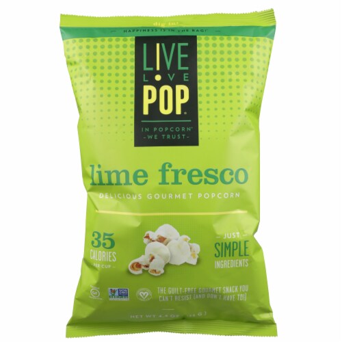 Live Love Pop® Lime Fresco Popcorn Perspective: front